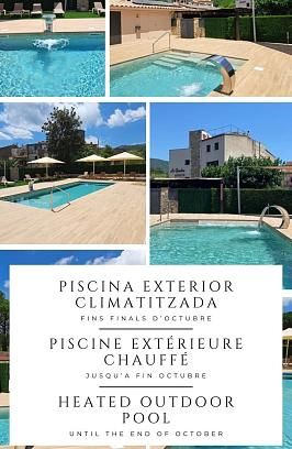 Piscina exterior climatitzada